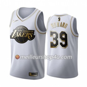 Maillot Basket Homme Los Angeles Lakers Dwight Howard 39 2019-20 Nike Blanc Golden Edition Swingman